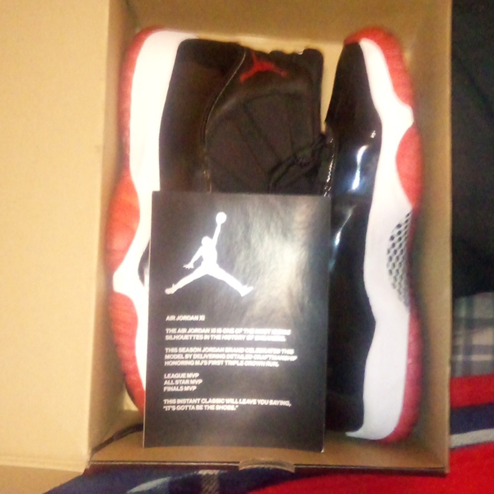 2019 Air Jordan 11 Bred ( VERY WORN)